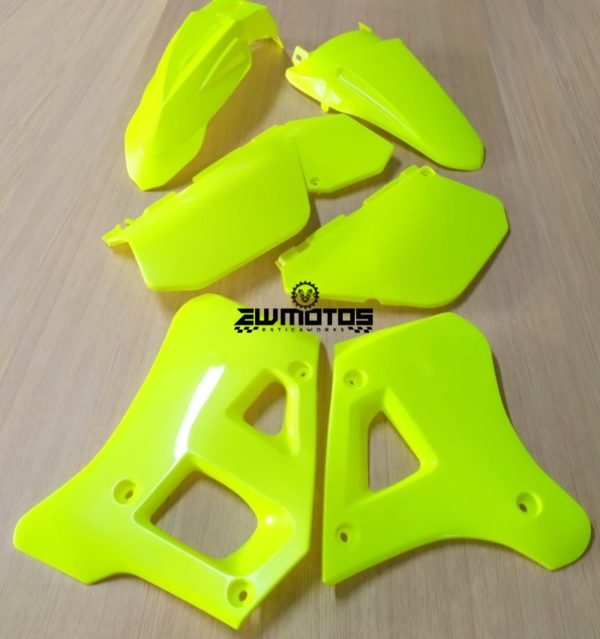 Kit Plásticos Amarelo Fluorescente Yamaha DTR 125