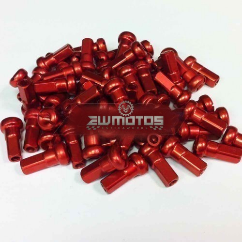 Cabeças Raios Alumínio 3.25 x 7.60mm 10G Vermelho – SM PRO