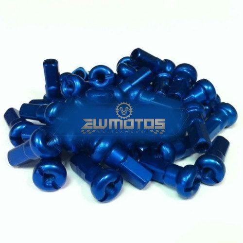 Cabeças Raios Alumínio 3.20 x 7.60mm 10G Azul – SM PRO