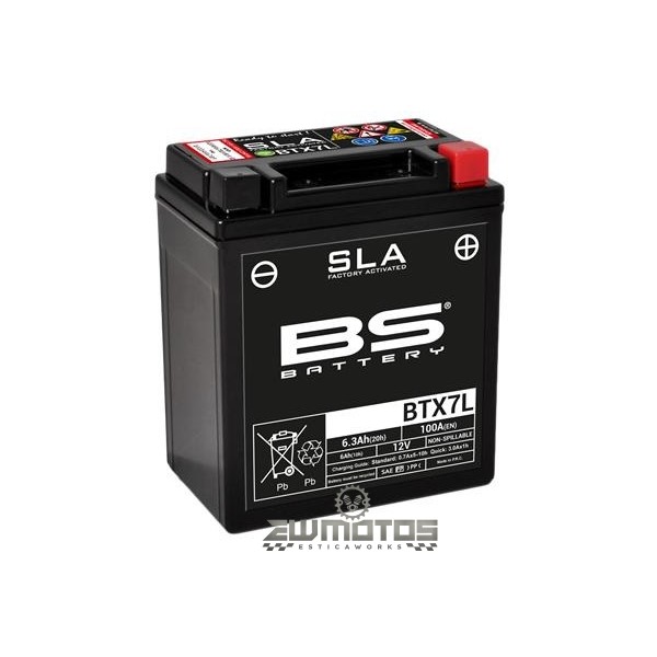Bateria BTX7L SLA